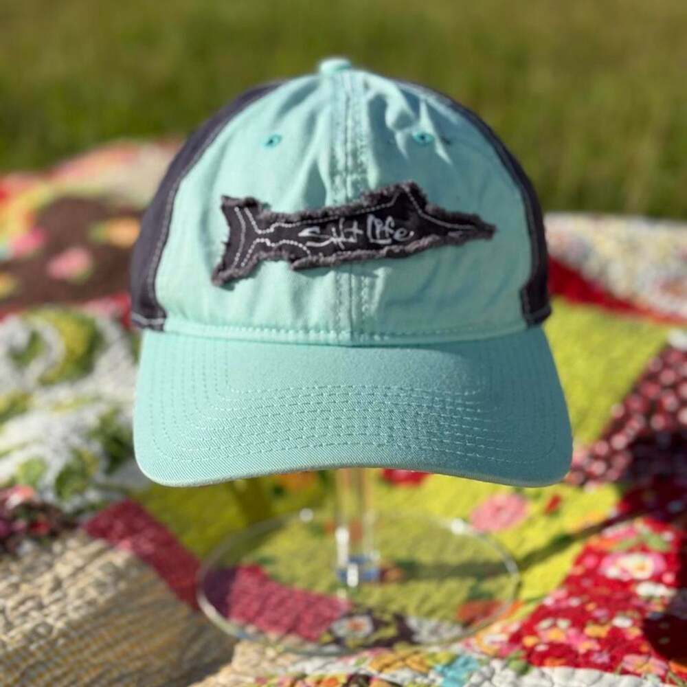 Salt life adjustable snapback hat